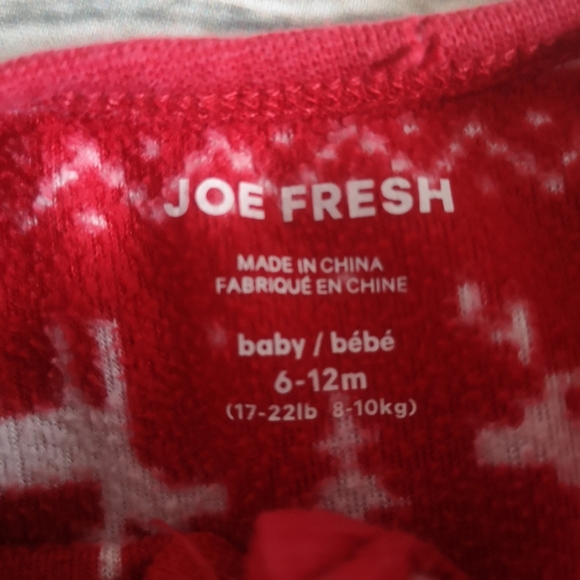 🎄 Christmas Fleece Sleeper; 6-12 Months - Picture 6 of 7